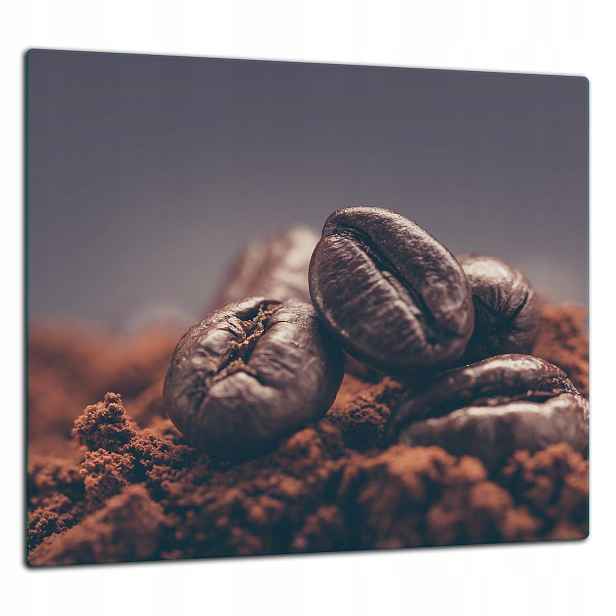 Skleněná Ochranná Deska Panel Lepidlo 65x60 Káva