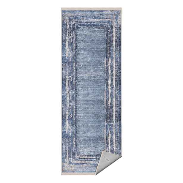 Modrý koberec běhoun 80x200 cm – Mila Home