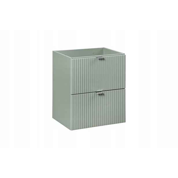 Szafka pod umywalkę 50cm 2 szuflady Line Reed Green