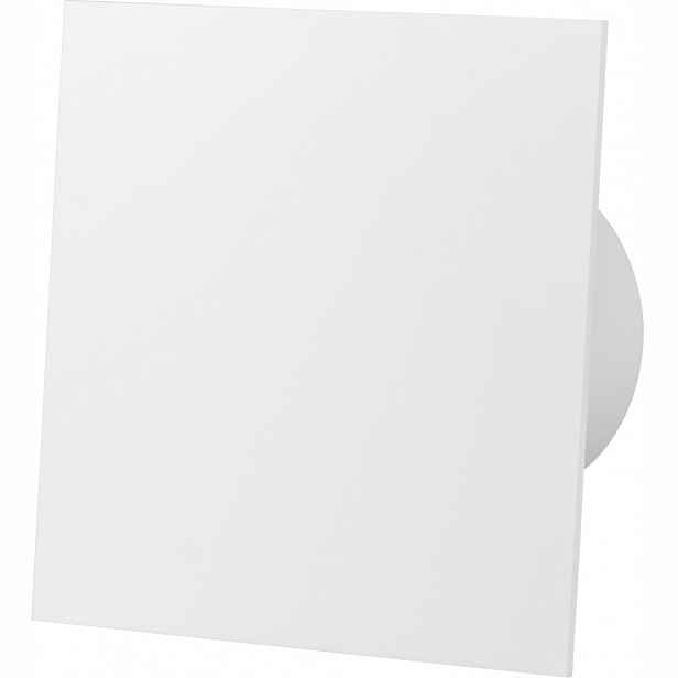 Ventilátor Panel Abs Bílý Lesk Zpožděný Časový Spínač Časovač Fi 125