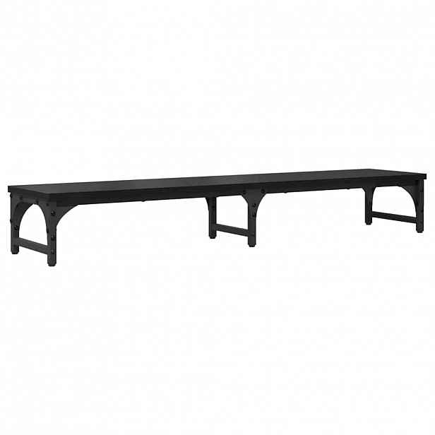 vidaXL Stojan na monitor Černý dub 105 x 23 x 15,5 cm Kompozitní dřevo