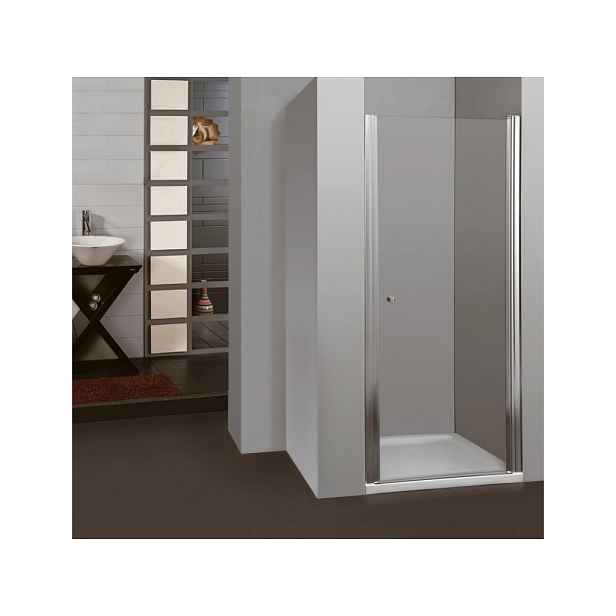 Eco produkty Mono clear 95 jednokřídlé sprchové dveře do niky 95 - 100 cm čiré sklo
