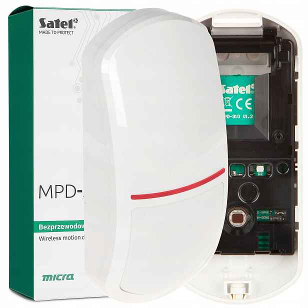 Bezdrátový pohybový detektor Pir Satel MPD-310 detekce Perfecta Micra Versa