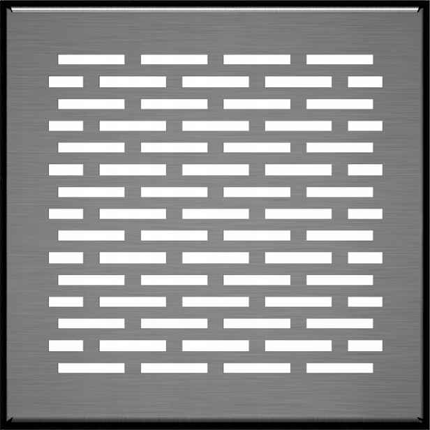 Krbová Mřížka Podlahová Větrací 17x17 Floor Broušená Kratki