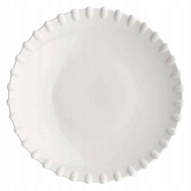 Podnos na nožce La Porcellana Bianca Romeo 28 cm porcelánová