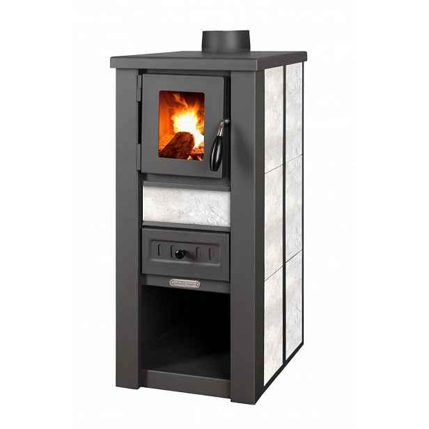 PRO-TERMO Krbová kamna LAVA CERAMIC - bílá