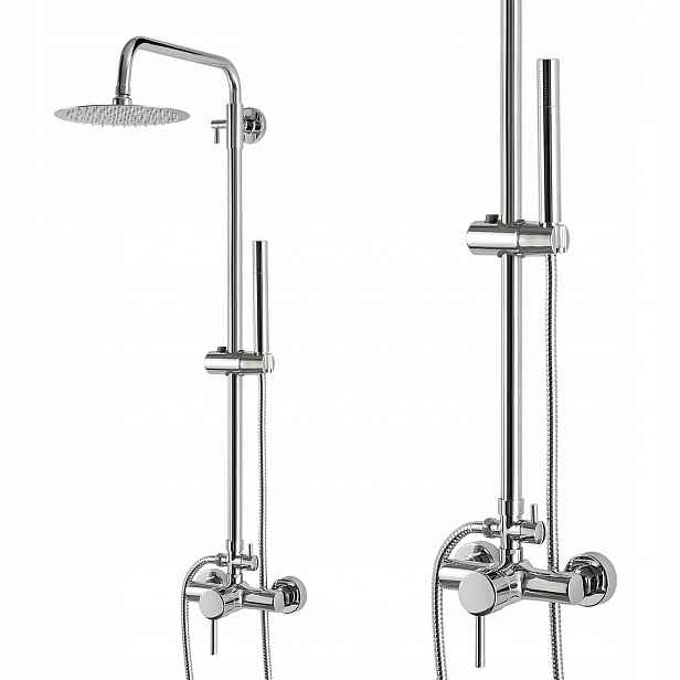 Sprchový Set Sprchový Sloup Ultra Slim Keramická Hlavice Sannit
