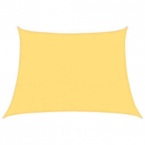 vidaXL Stínicí plachta 160 g/m² béžová 4/5 x 3 m HDPE