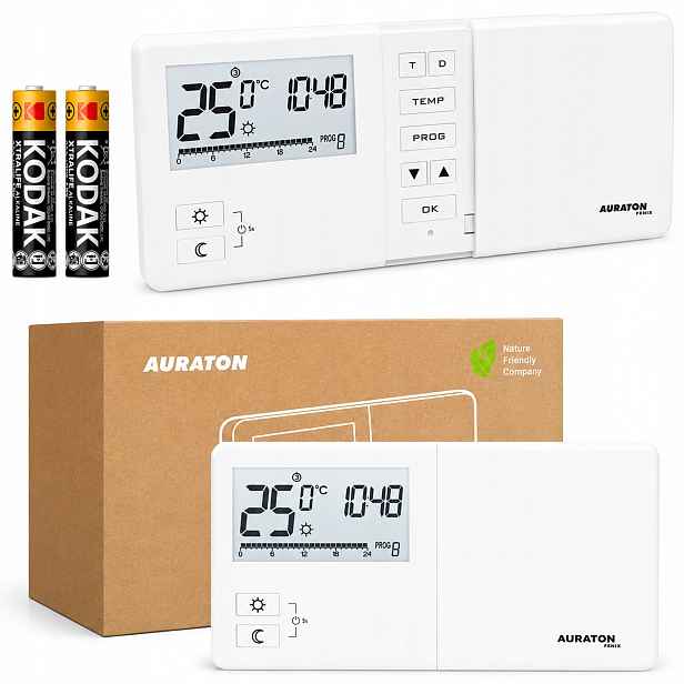 Drátový Regulátor Auraton Fénix, Programovatelný Regulátor Pro Kotel Pece