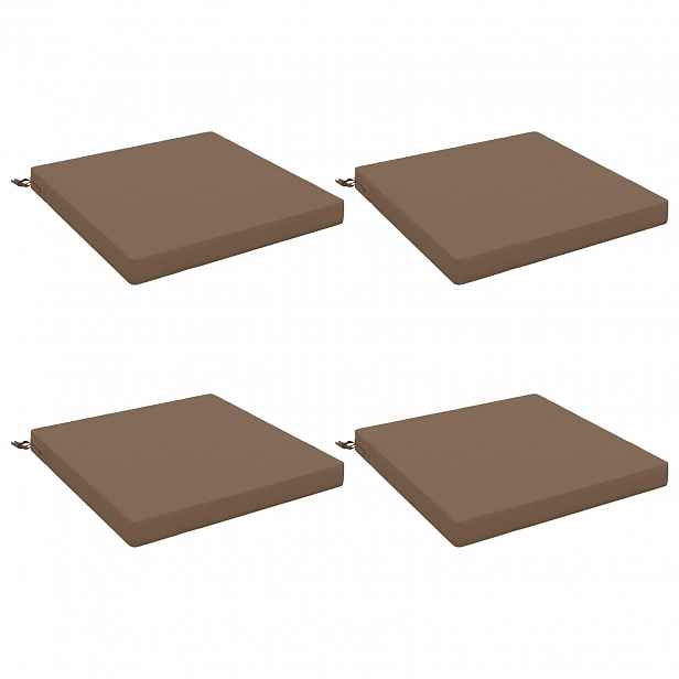 vidaXL Polstry ve 4 kusech SOEST 4 ks 100% polyester Taupe