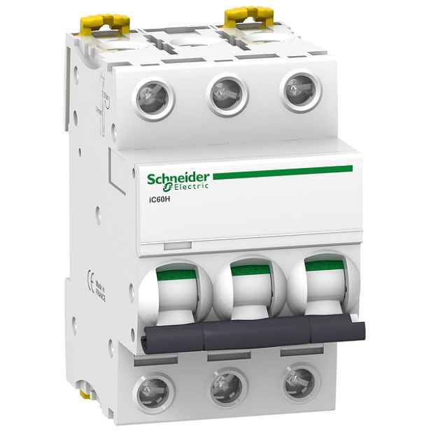 Schneider Electric nadproudový vypínač Acti9 iC60H 3P 16A C A9F84316
