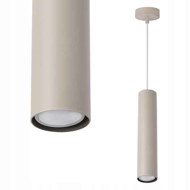 Závěsná Stropní Lampa Lustrová Tuba Kašmírová Jednoduchá Do Kuchyně GU10
