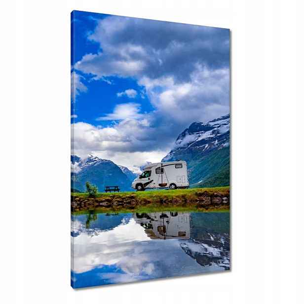 Obrazy 60x90 Prázdninová cesta Kempování