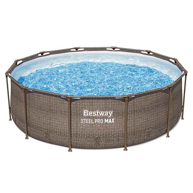 Bestway Bazén Steel Pro Max Rattan 3,66 x 1 m - 16609