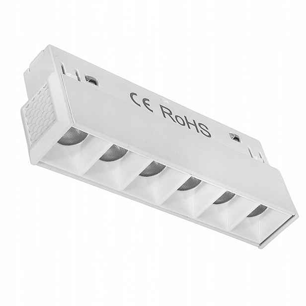 Magnetická lampa pro kolejnice DDCX-006 Led 6W Bílá Barva Neutrální 4000K 48V