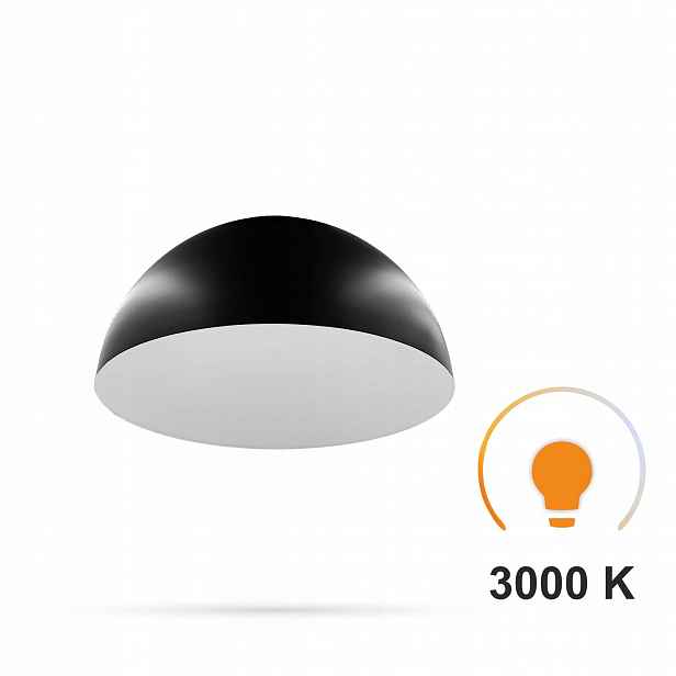 Půlkruhová lampa 18W K300-16 pro spárovací lišty FiberFLEX 24VDC 3000K