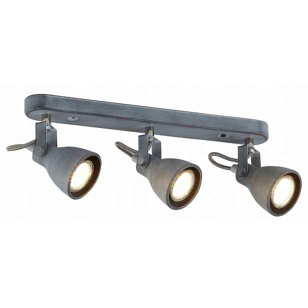 Stropní lišta šedá matná 3X40W GU10 Ash Candellux