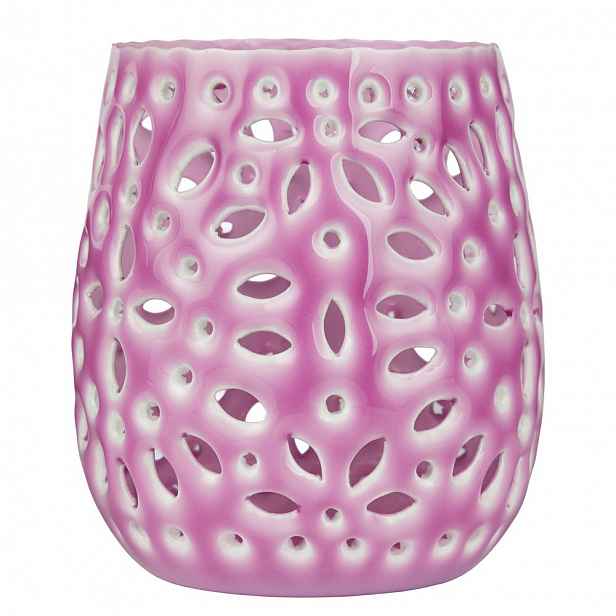 Butlers BLUE MAROCCO Lucerna 11 cm - růžová