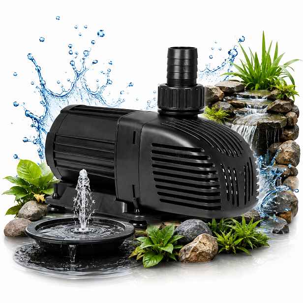 Čerpadlo Do Jezírka Fontány Keramické Osy Vodní Sloupec Do 6 M 8000 L/h 70 W