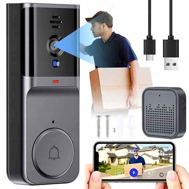 Inteligentní Bezdrátový Videotelefon Wifi Tuya S Kamerou Pro Vzdálený Náhled