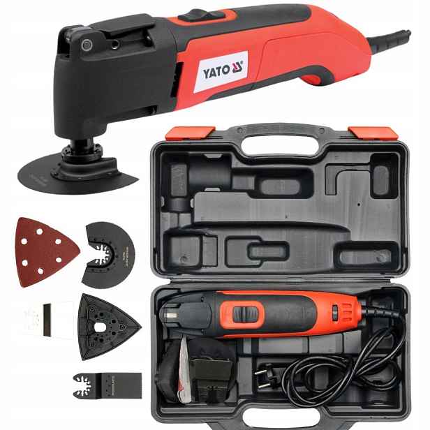 Multifunkční Oscilační Nástroj Yato 300 W, Regulace Otáček, Příslušenství