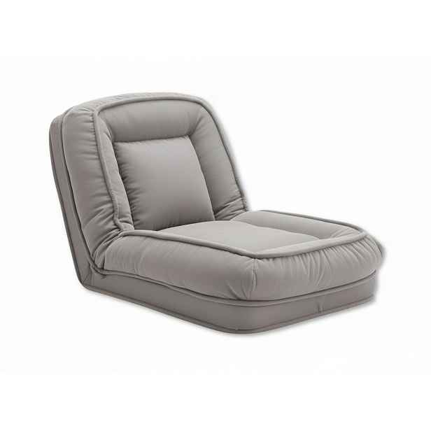 Relaxační polohovací křeslo LAZY SOFA, šedé