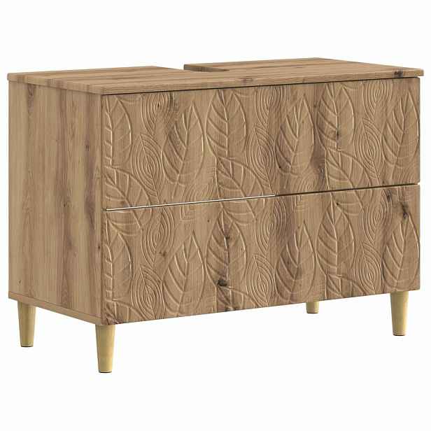 vidaXL Skříňka pod umyvadlo DELFT Dub artisan 82 x 41 x 59 cm