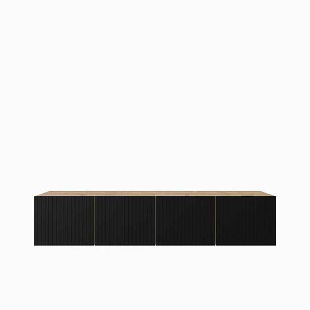 MASSENO ZÁVĚSNÝ TV STOLEK LIVO, 200/41/40 cm, dub Artisan