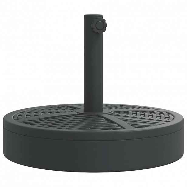 vidaXL Stojan na slunečník pro tyč Ø 38 / 48 mm 25 kg kruhový