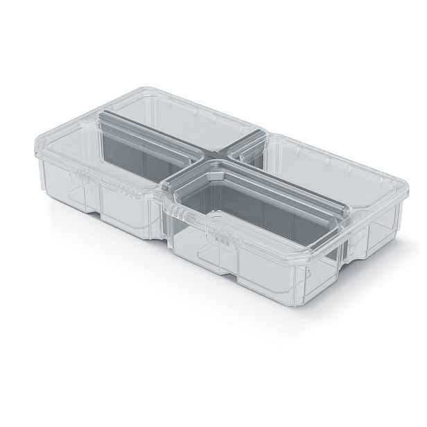 Prosperplast Organizér MESX BOX 28,5x15,8x5,7 cm transparentní