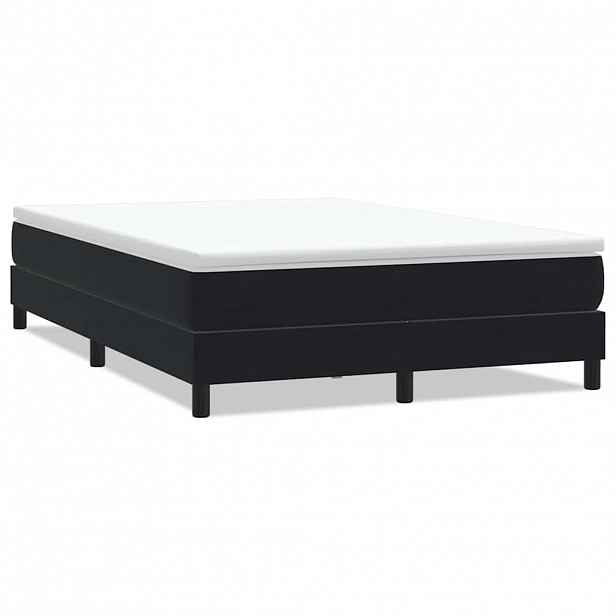 vidaXL Postel Box Spring bez matrace černá 160x220 cm samet