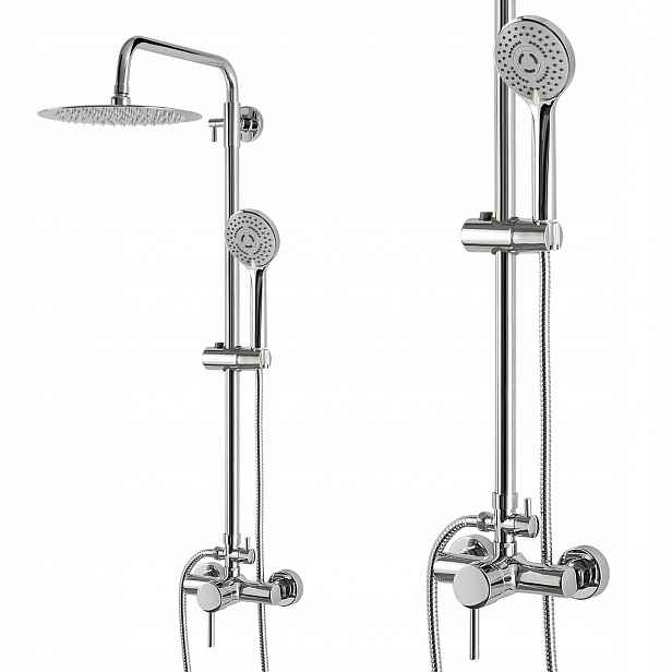 Sprchový Set Tryska Sprchový Sloup Dešťová Sprcha 25 CM