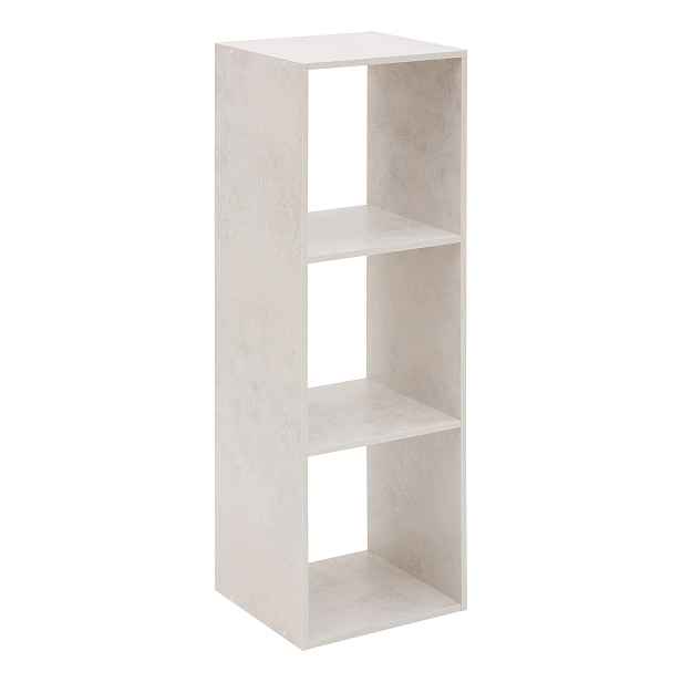 Modulární Regál Se 3 Přihrádkami Mdf Béžový 34,5X32X100,5 CM
