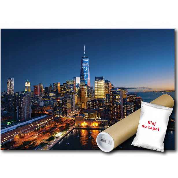 Vinylová fototapeta New York Město Panorama Výhled 152x104