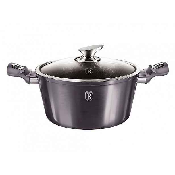 BERLINGERHAUS Hrnec s poklicí, mramorový povrch, 30 cm