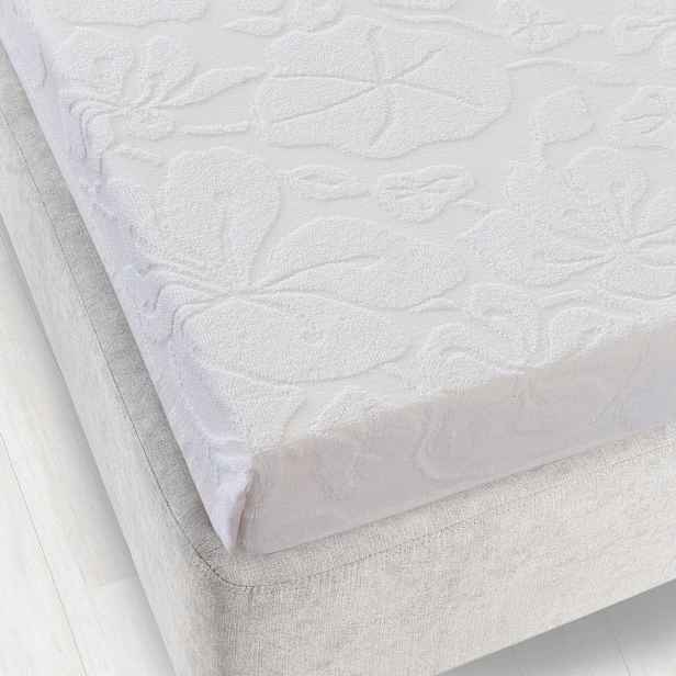 Froté Prostěradlo bez gumičky Tulipán Zwoltex 150x205 krémové