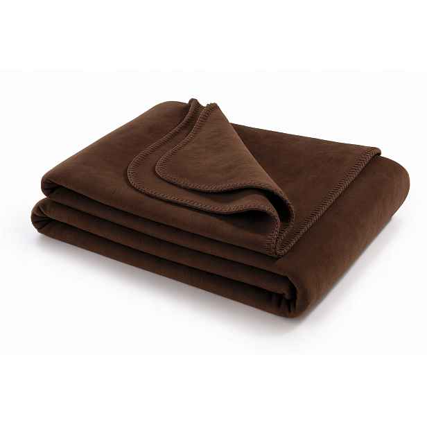 Koc Moca Design softline 130x180 Hnědý