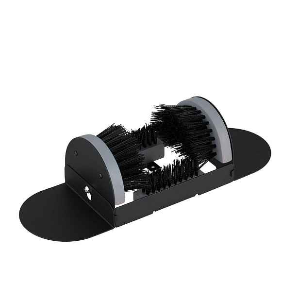 Relaxdays KARTÁČ Černá Šedá na boty 3stranný 47 cm