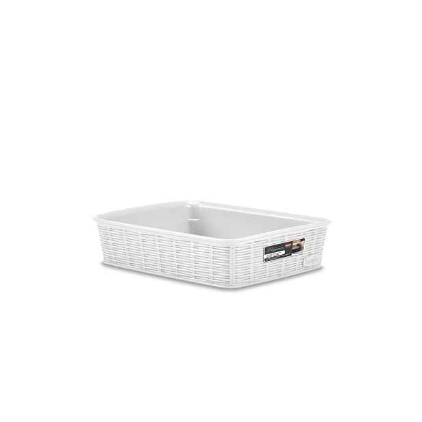 STEFANPLAST Elegance 30930 Úložný koš M, bílý