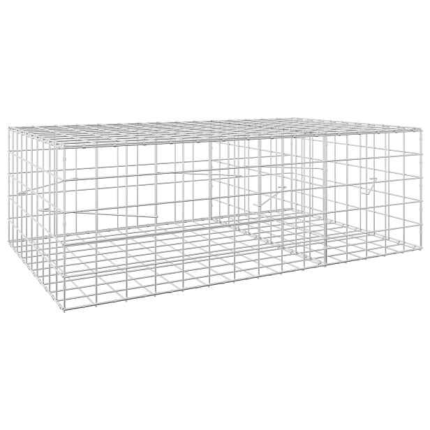 vidaXL Gabion s drátem 3,5 mm a síťkou 10x10 cm 150x100x50 cm