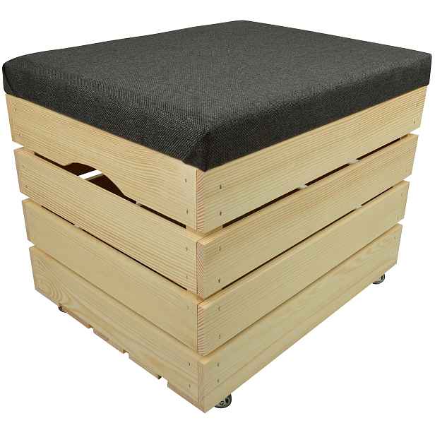 Borovicová Skříňka Se Sedákem, Úložný Box, Kontejner