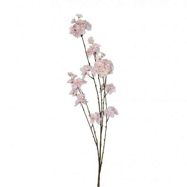 Butlers FLORISTA Větvička kvetoucí broskvoň 116 cm - růžová