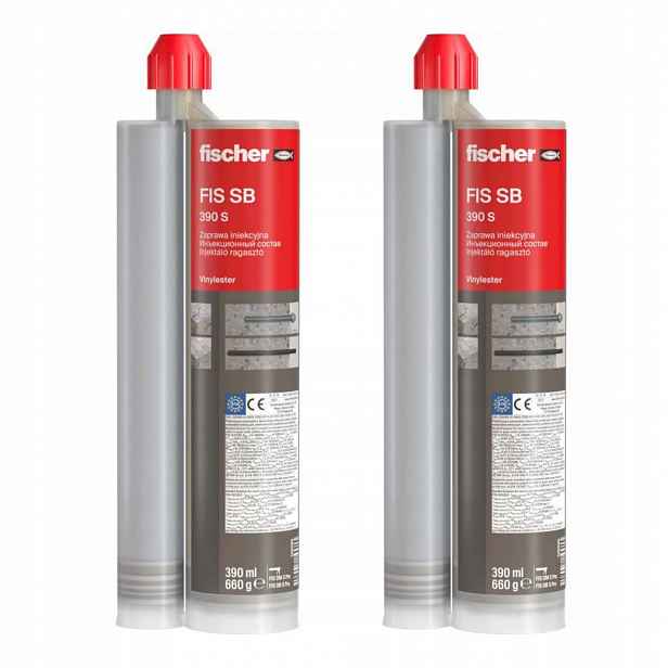 Fischer Fis Sb 390 S Montážní injekční malta pro kotvení do betonu x2