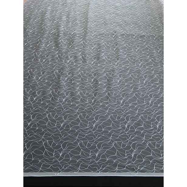 Mg Záclona vyšívací síť 583/2 Bílá 500x180 cm Hotová Obšitá Bt