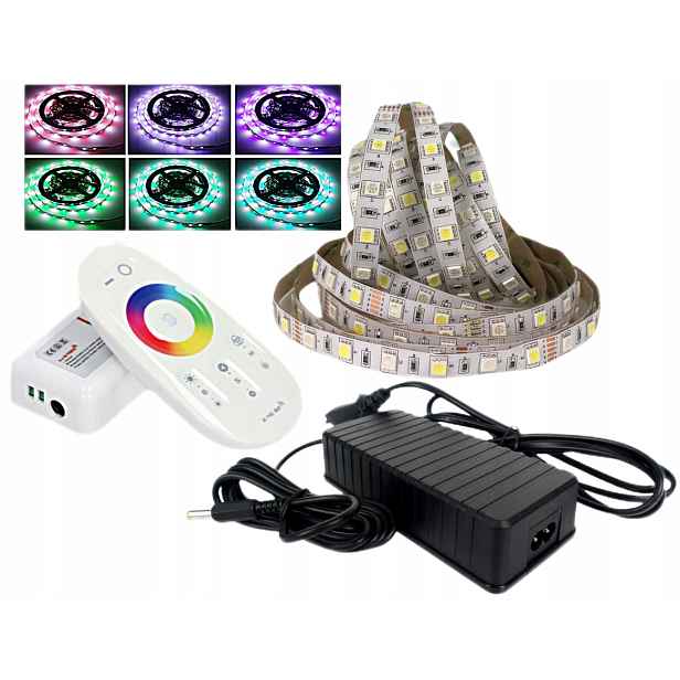 Sada Led pásků Rgbw Premium bílá barva 5 m