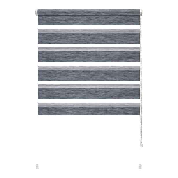 Antracitová roleta den a noc 68x215 cm Zebra Silvalin – Gardinia