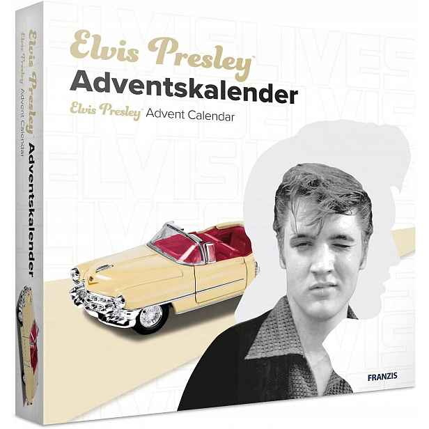 Cadillac Eldorado 1953 Elvis Presley Adventní kalendář Model pro skládání