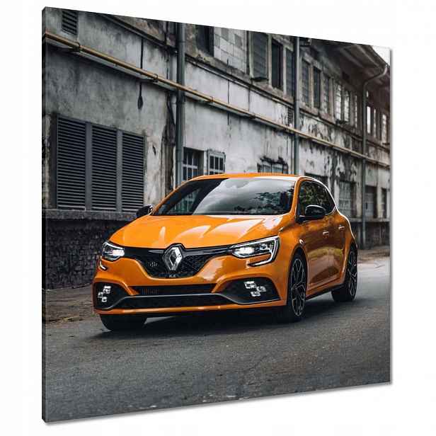 Obrazy 90x90 Oranžový Renault Auto