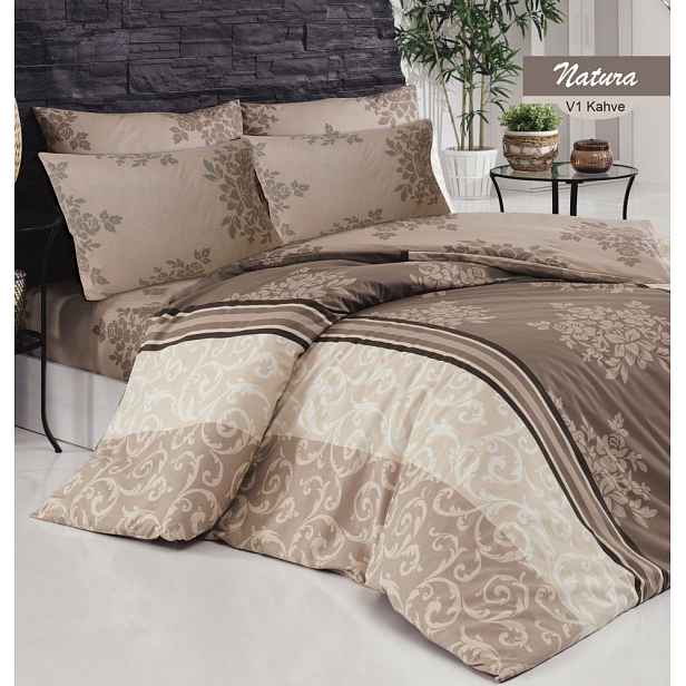 Prodloužené bavlněné povlečení Deluxe 140x220+70x90 Ida