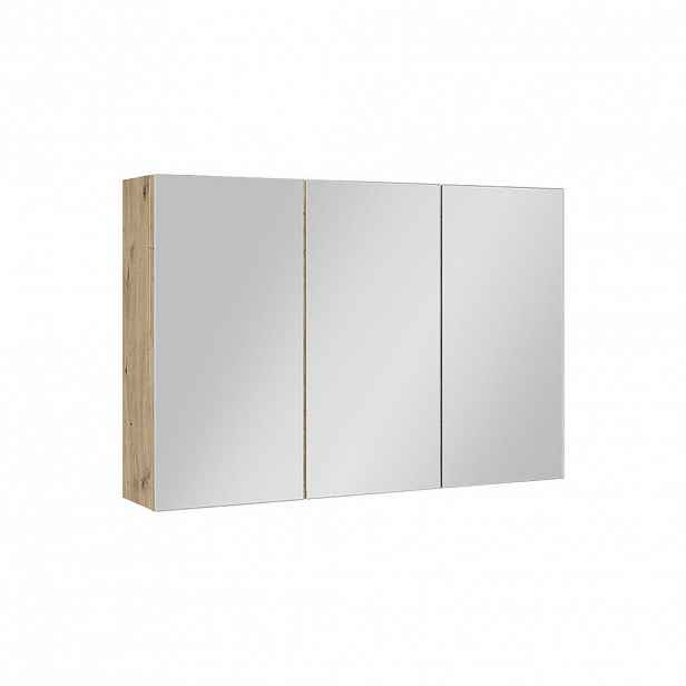 Vicco KOUPELNOVÁ ZRCADLOVÁ SKŘÍŇKA Lavia, Řemeslný dub, 90 x 60.2 cm